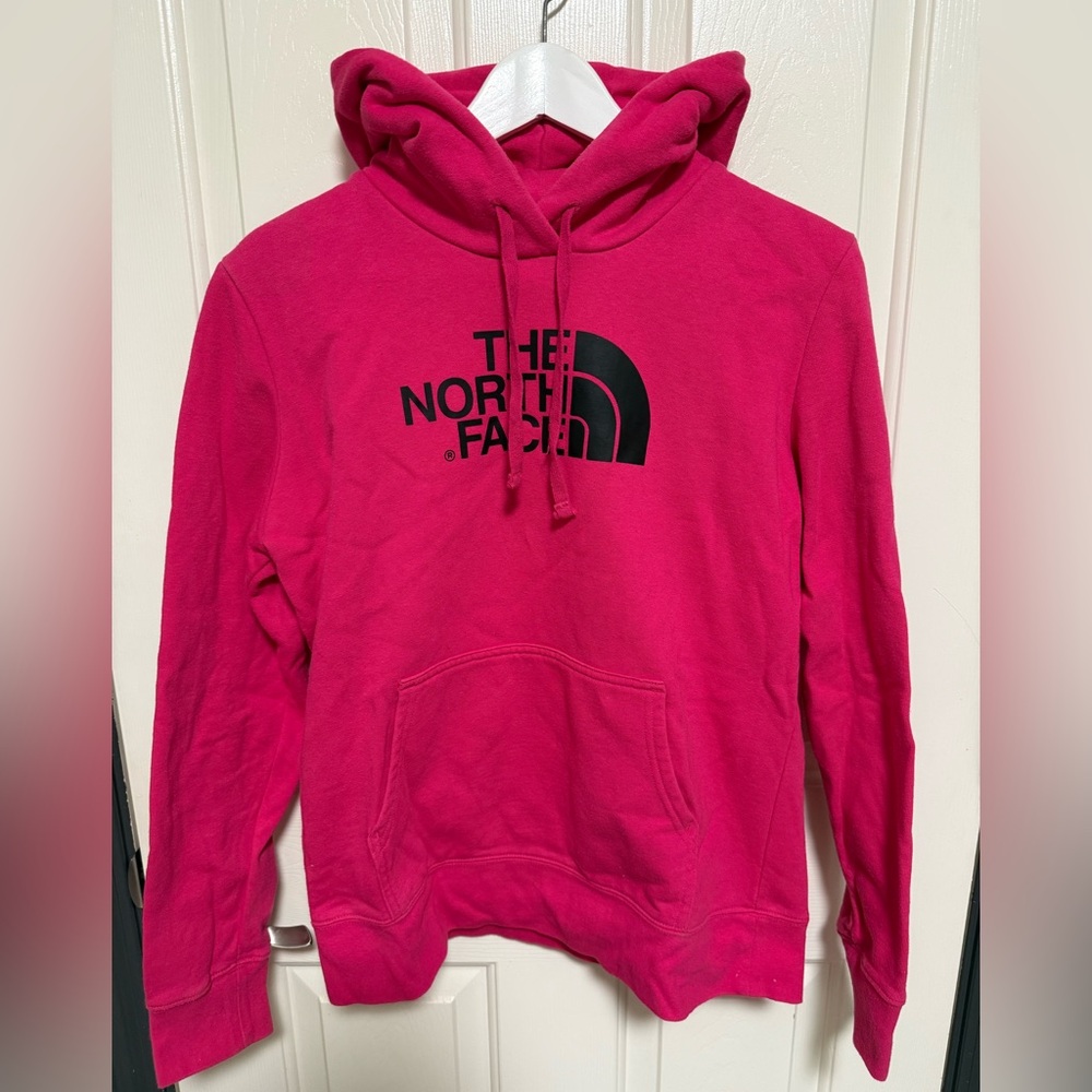 The North Face Pink Pullover Hoodie Size M Like New